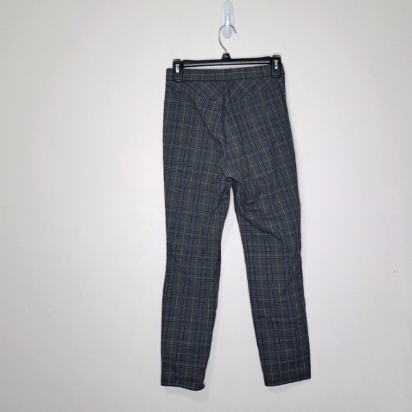 Rag&Bone Simone slim ankle pant grey plaid 4 - Picture 6 of 7